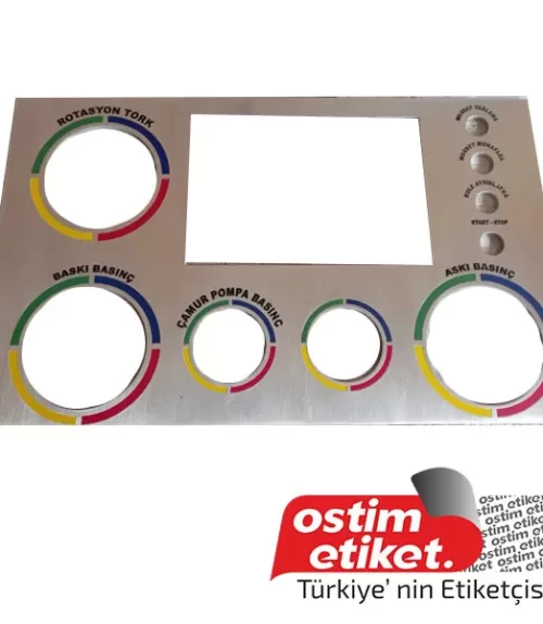 Makine Panel Etiket - 6