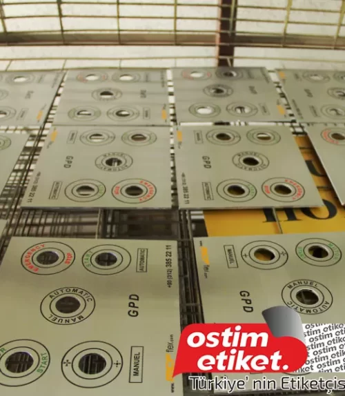 Makine Panel Etiket - 3